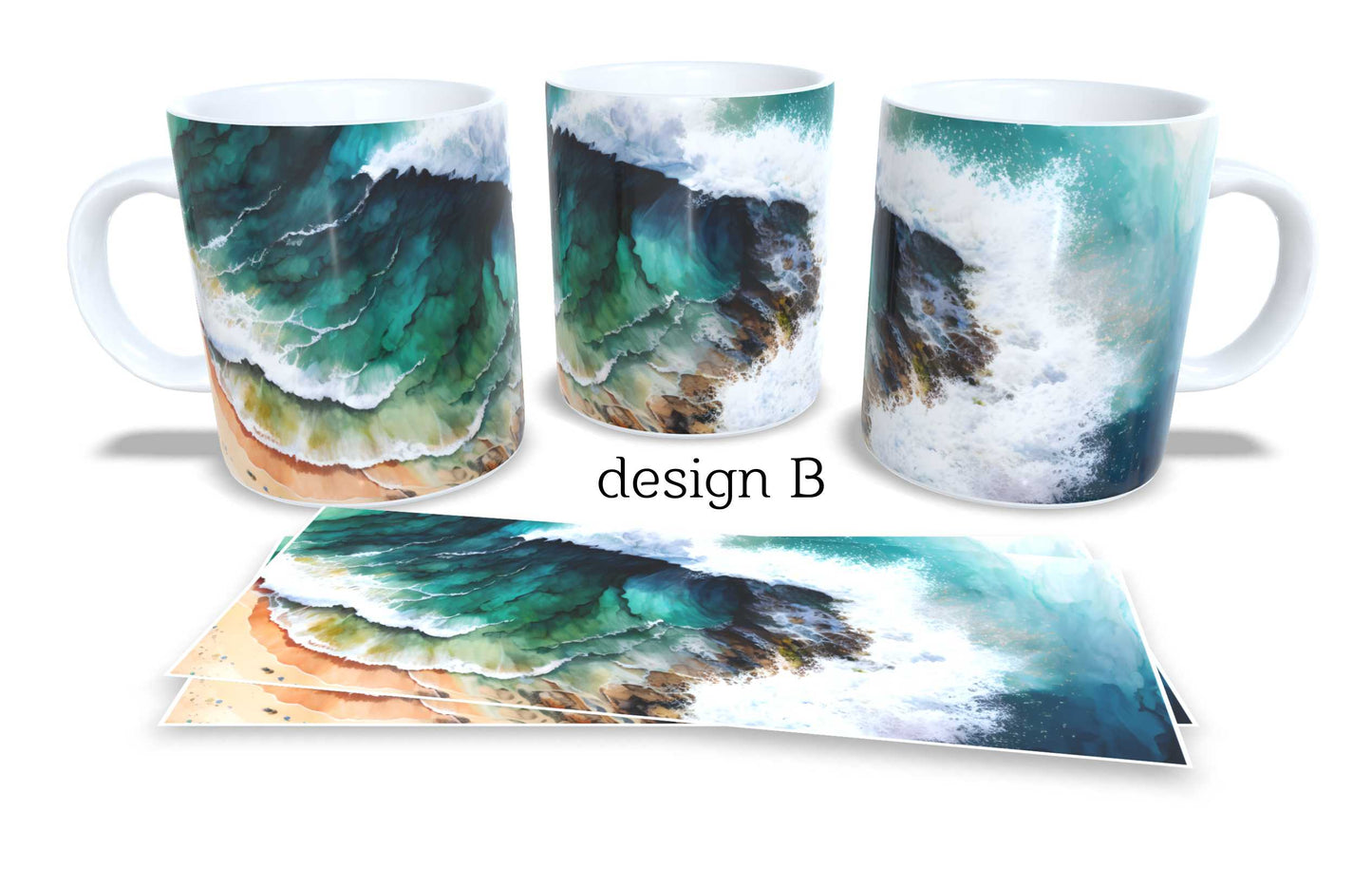 Set of 2 Coffee and Tea Mugs.