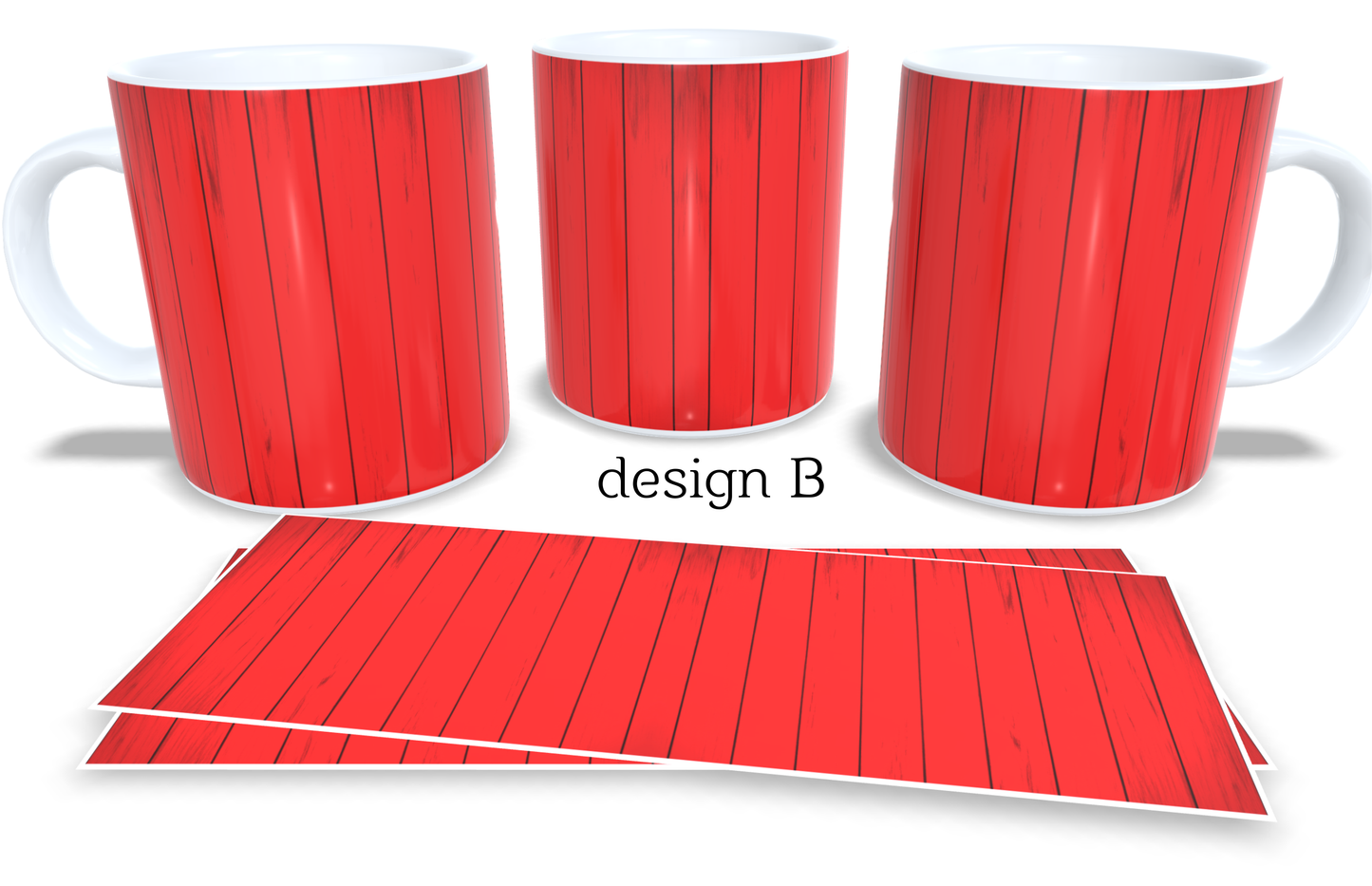 Colourfull Coffee and Tea Mug. Coffee Cup. Tea Mug. Coloured wood. Full colour sublimated #214