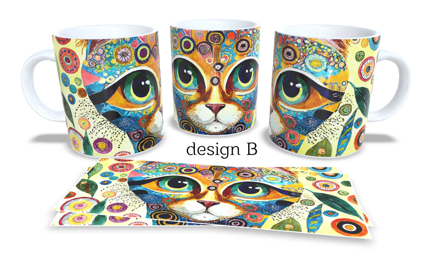 Set of 2 Coffee and Tea Mugs.
