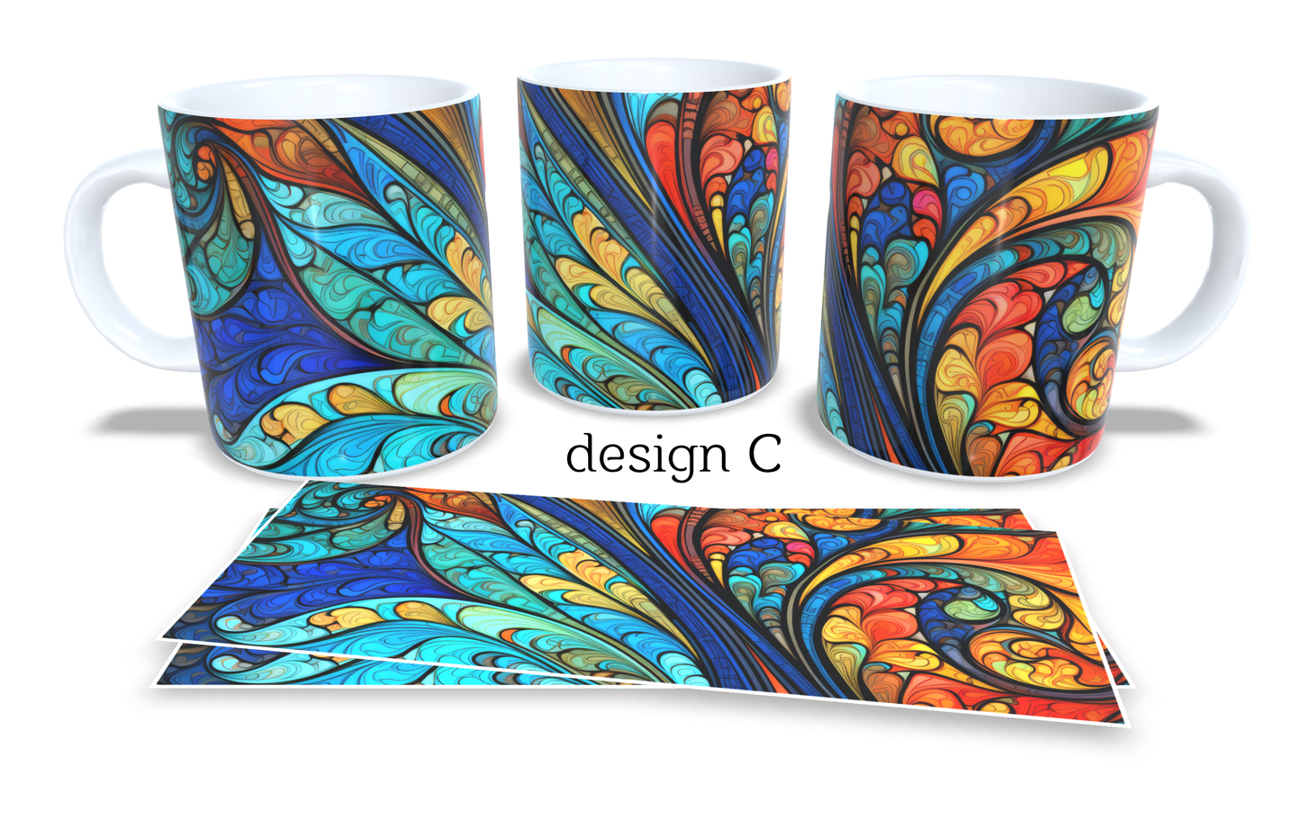 Colourfull Coffee and Tea Mug. Coffee Cup. Tea Mug.