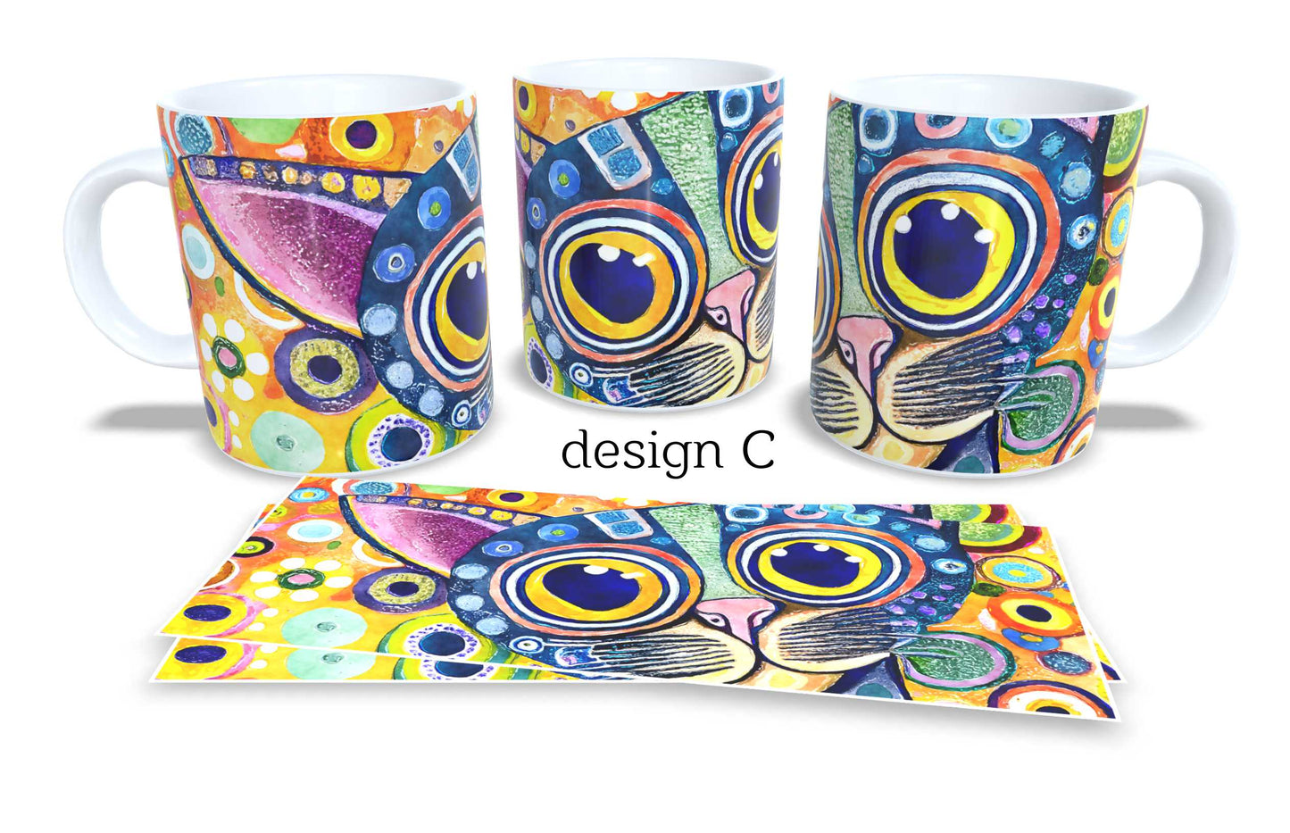 Set of 2 Coffee and Tea Mugs.