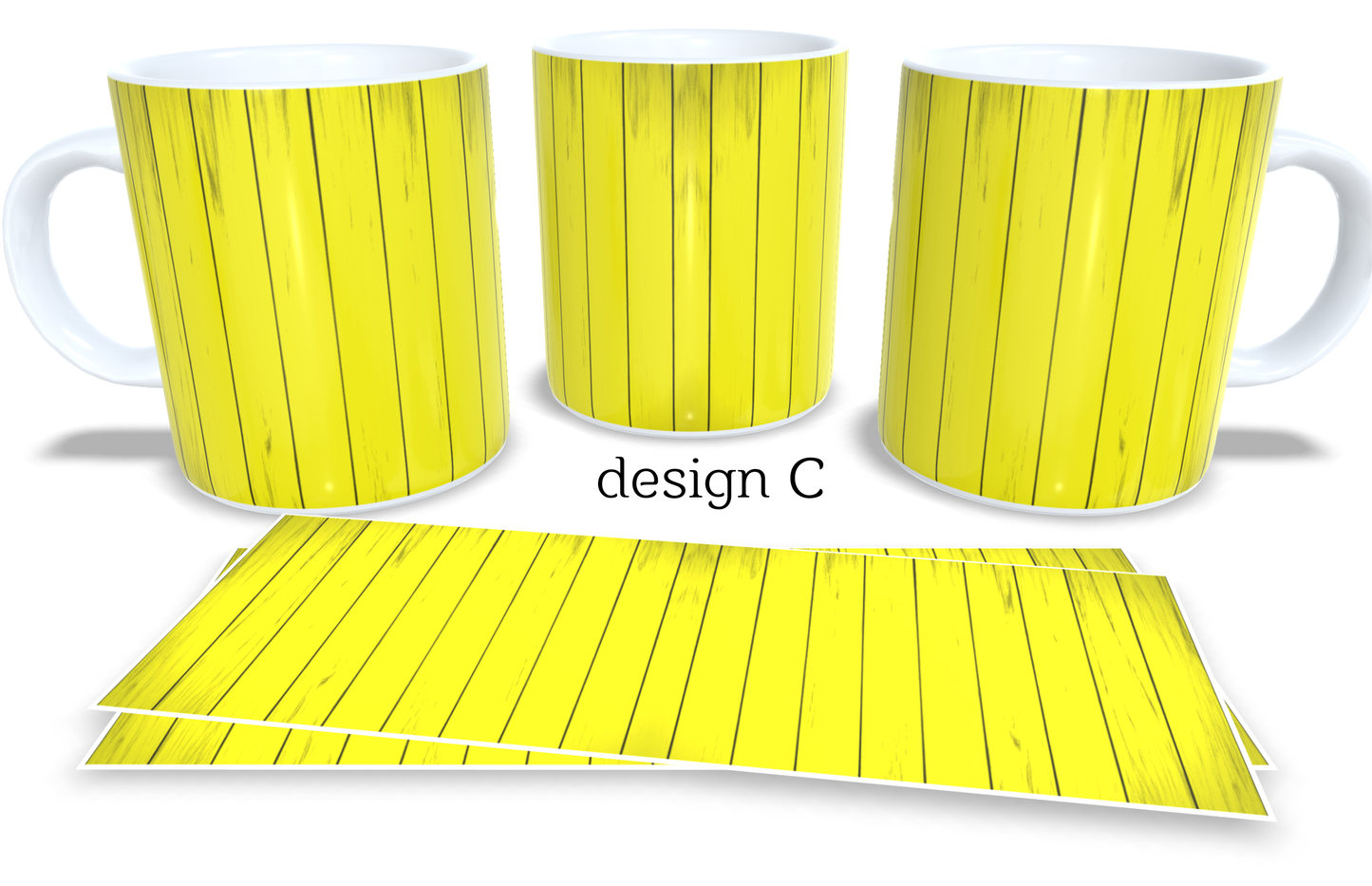 Colourfull Coffee and Tea Mug. Coffee Cup. Tea Mug. Coloured wood. Full colour sublimated #214
