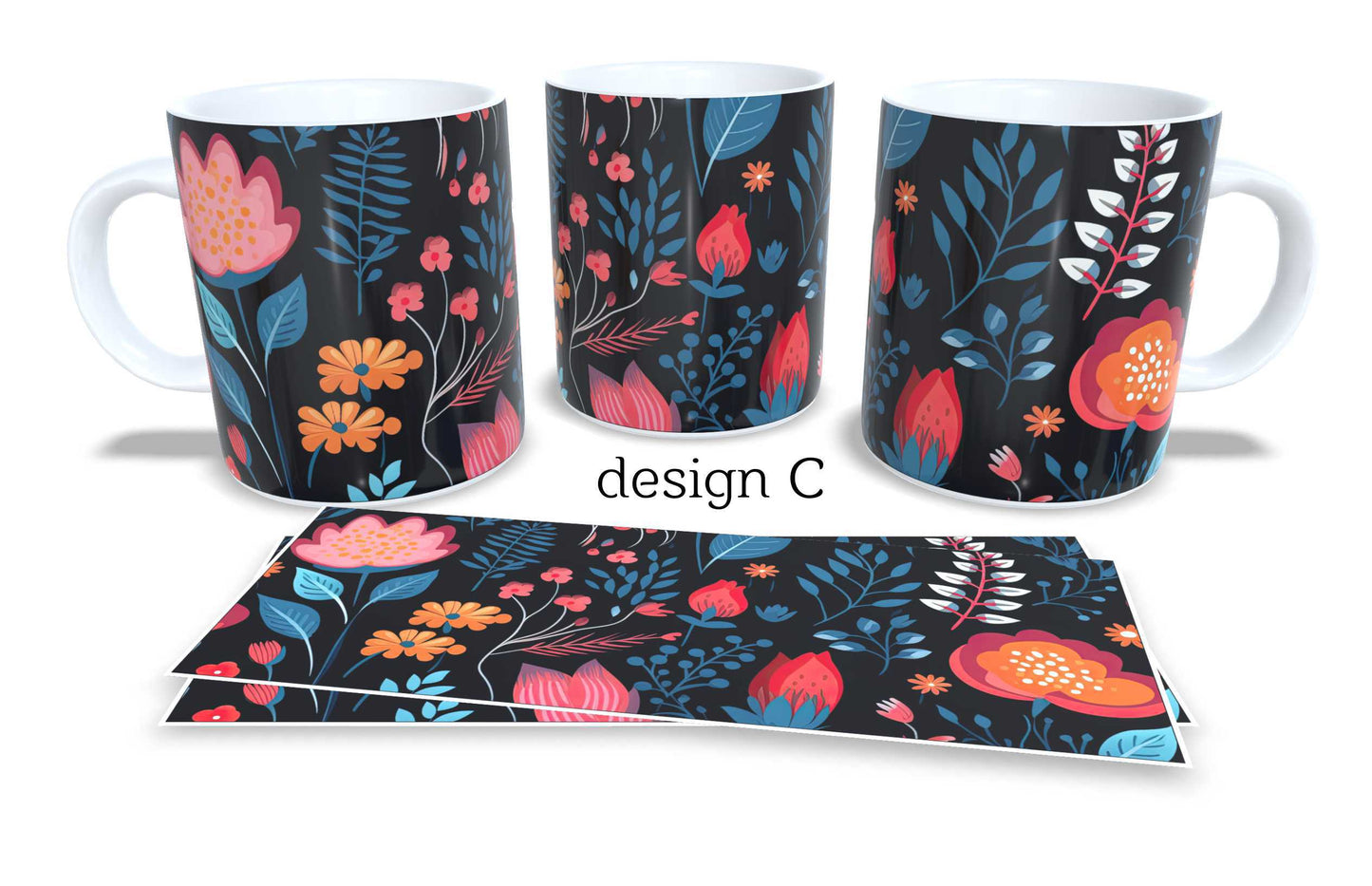 Set of 2 Coffee and Tea Mugs.