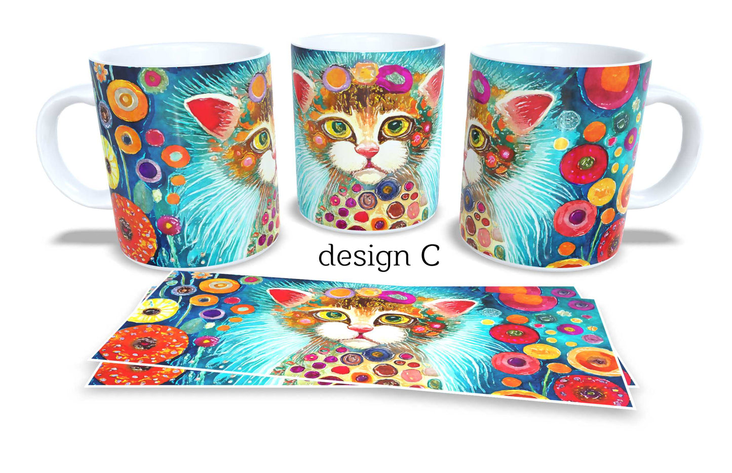 Set of 2 Coffee and Tea Mugs.
