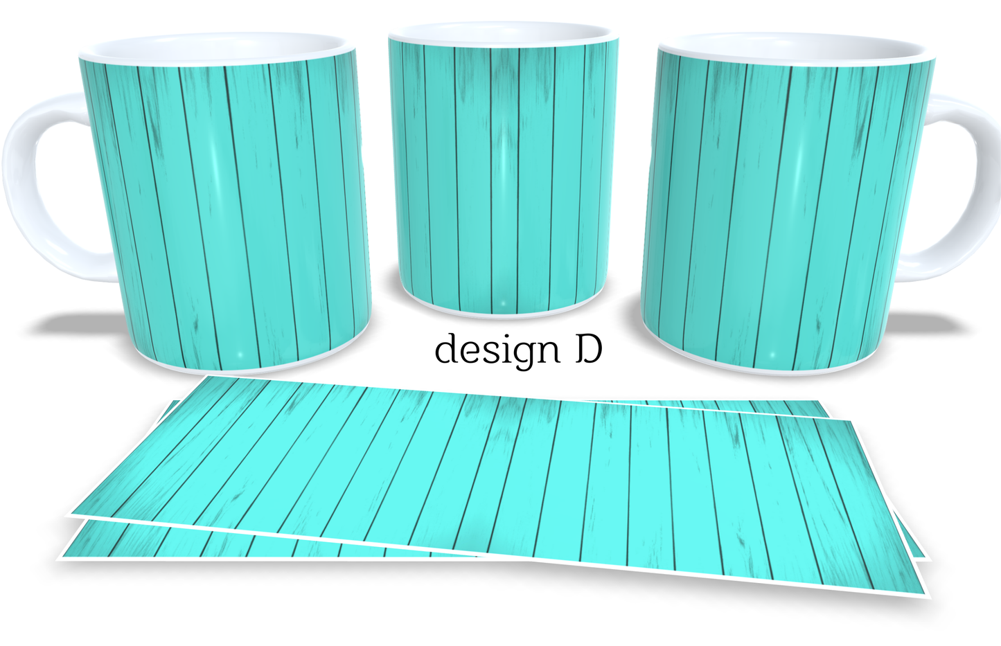 Colourfull Coffee and Tea Mug. Coffee Cup. Tea Mug. Coloured wood. Full colour sublimated #214