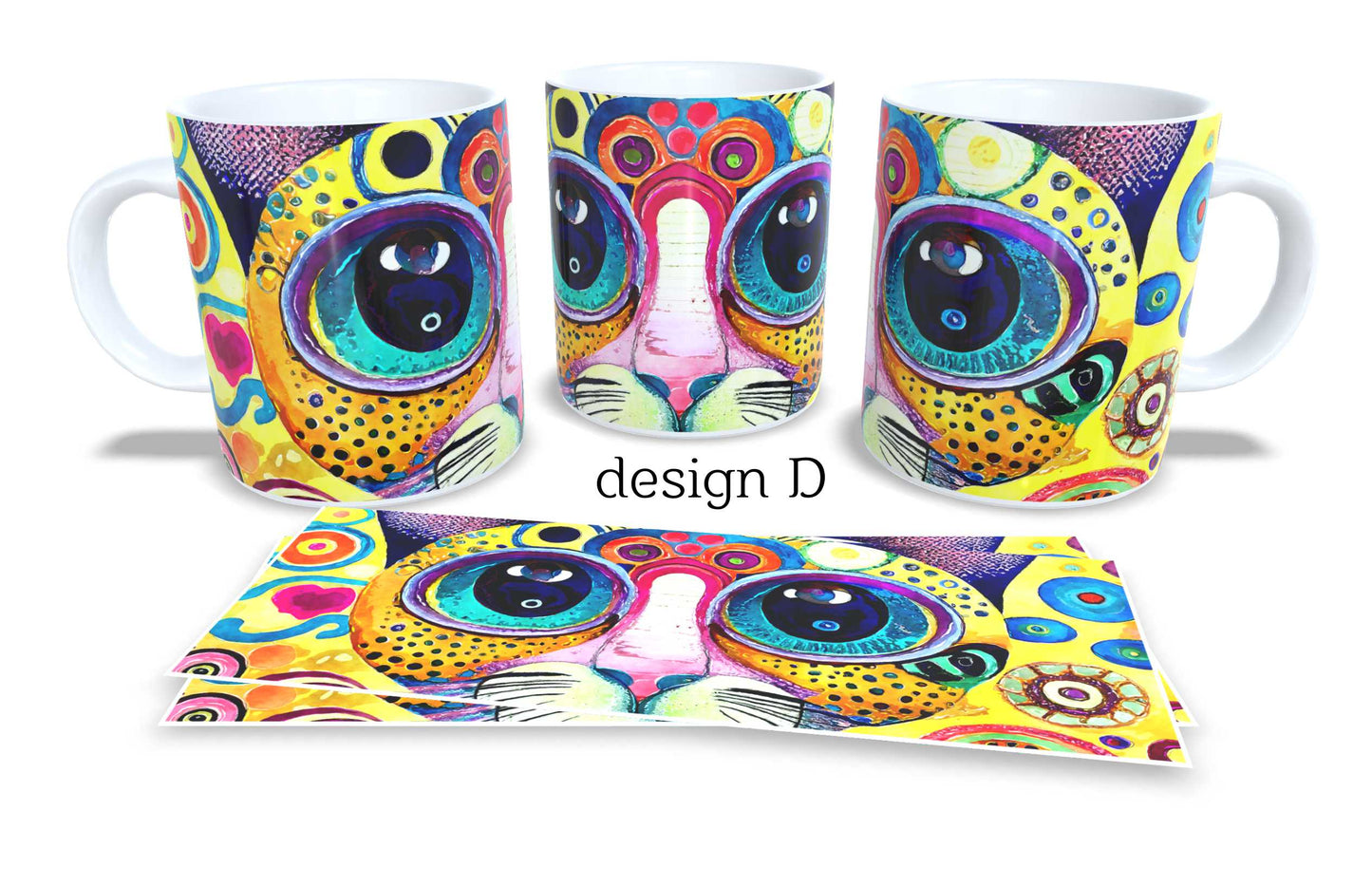 Set of 2 Coffee and Tea Mugs.