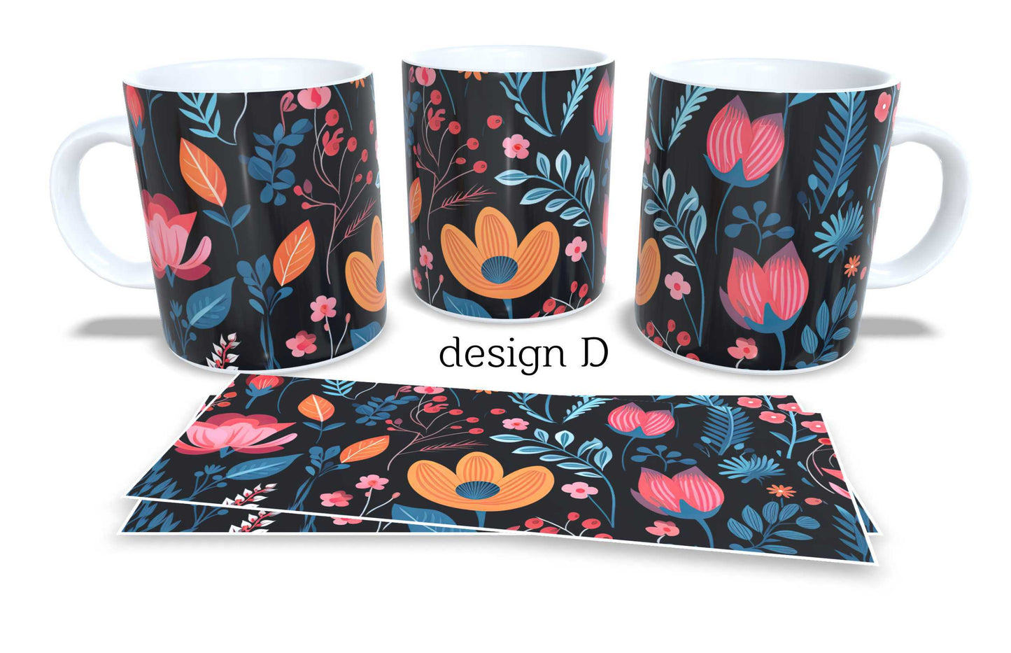 Set of 2 Coffee and Tea Mugs.