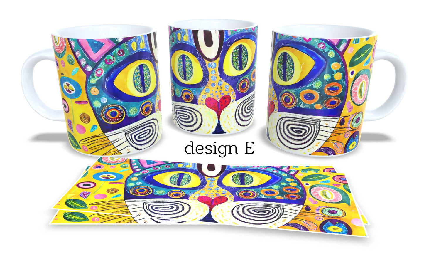 Set of 2 Coffee and Tea Mugs.