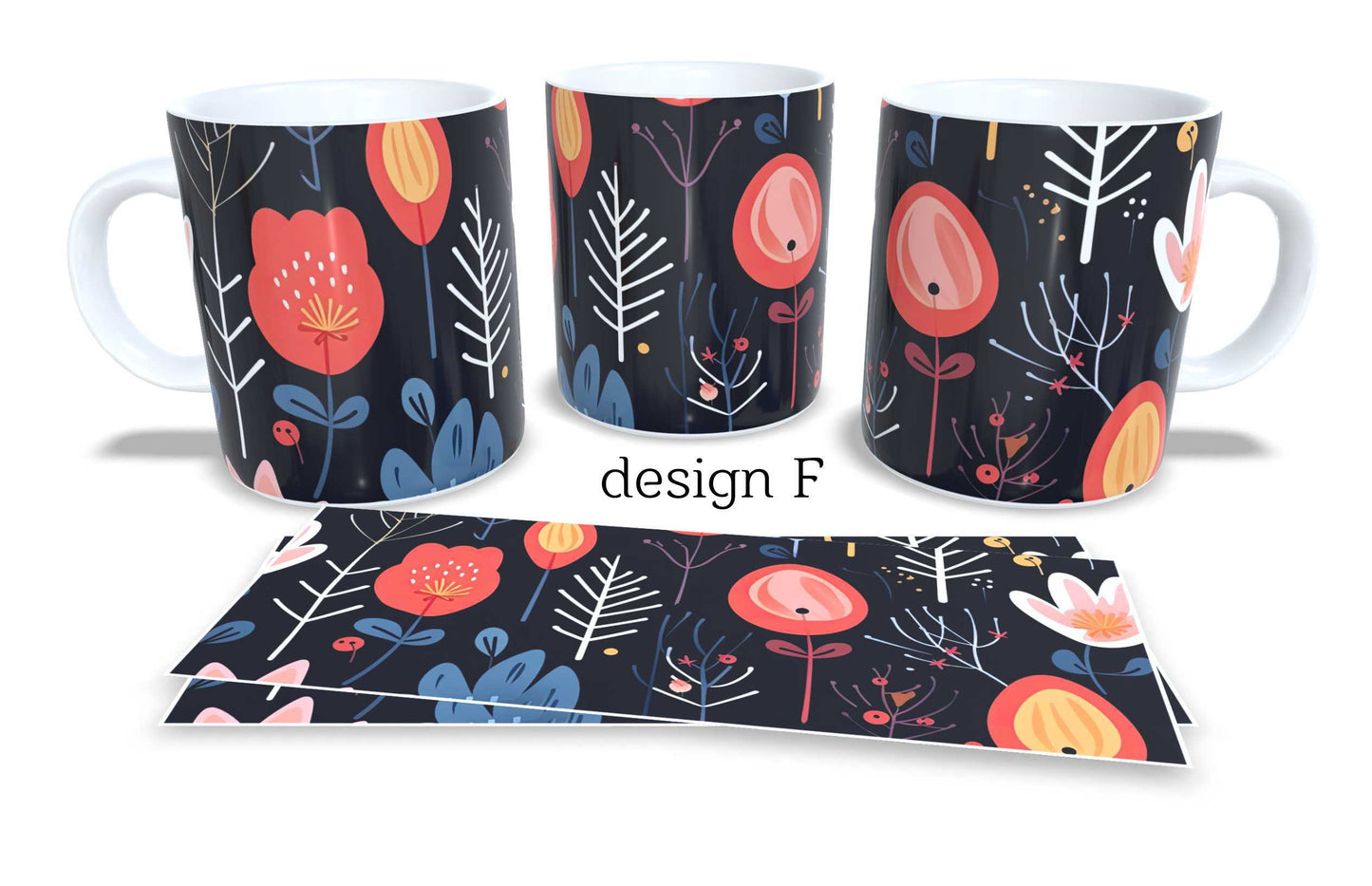 Set of 2 Coffee and Tea Mugs.