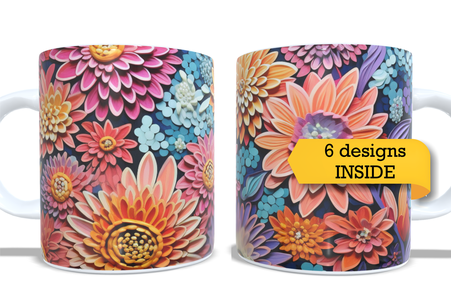Colourfull Coffee and Tea Mug. Coffee Cup. Tea Mug.