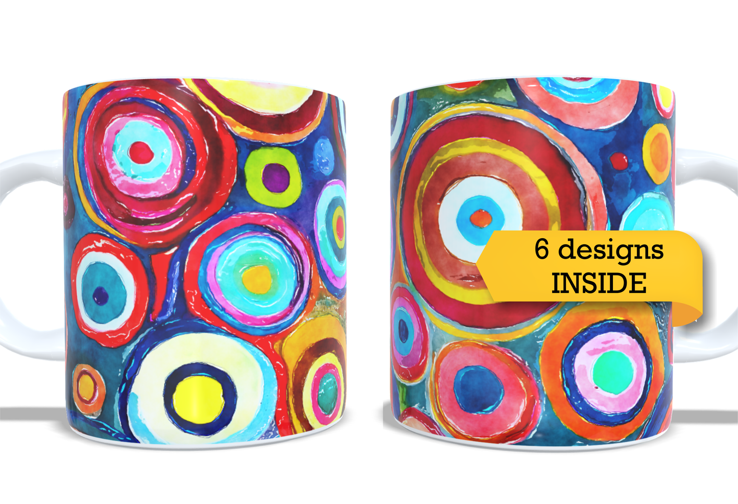 Colourfull Coffee and Tea Mug. Coffee Cup. Tea Mug.