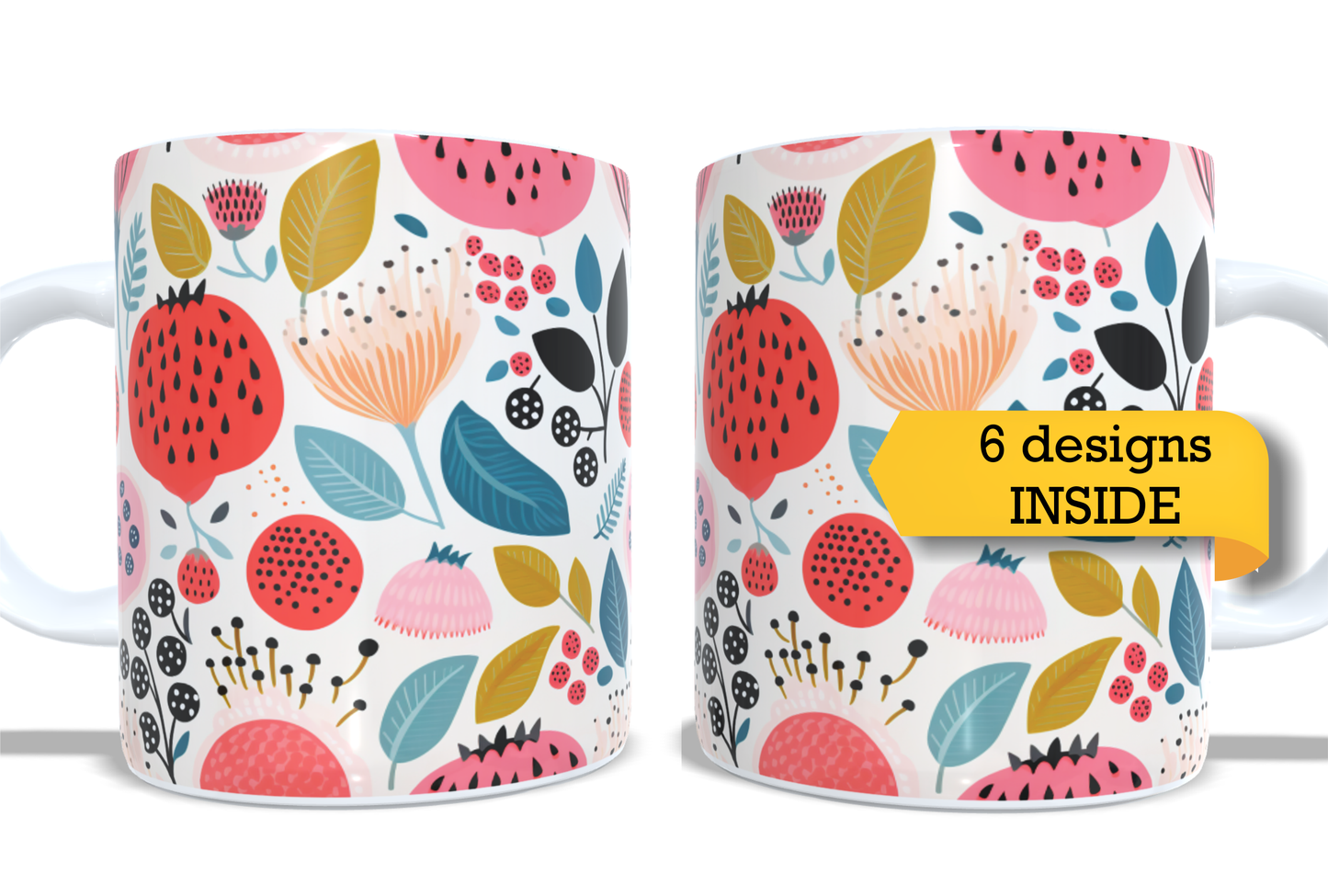 Colourfull Coffee and Tea Mug. Coffee Cup. Tea Mug.