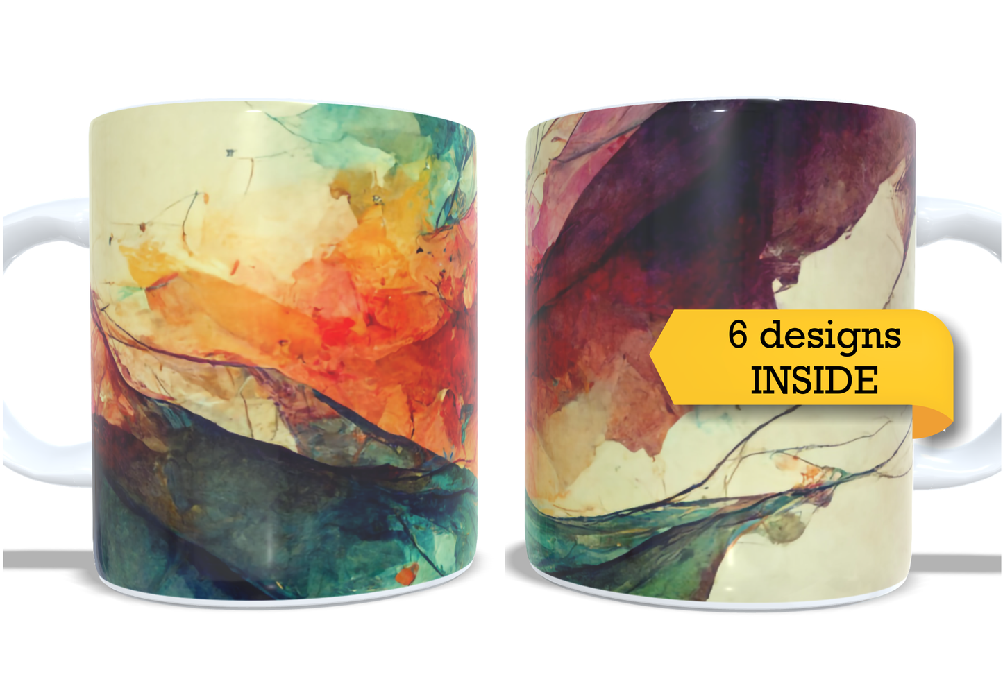 Colourfull Coffee and Tea Mug. Coffee Cup. Tea Mug.