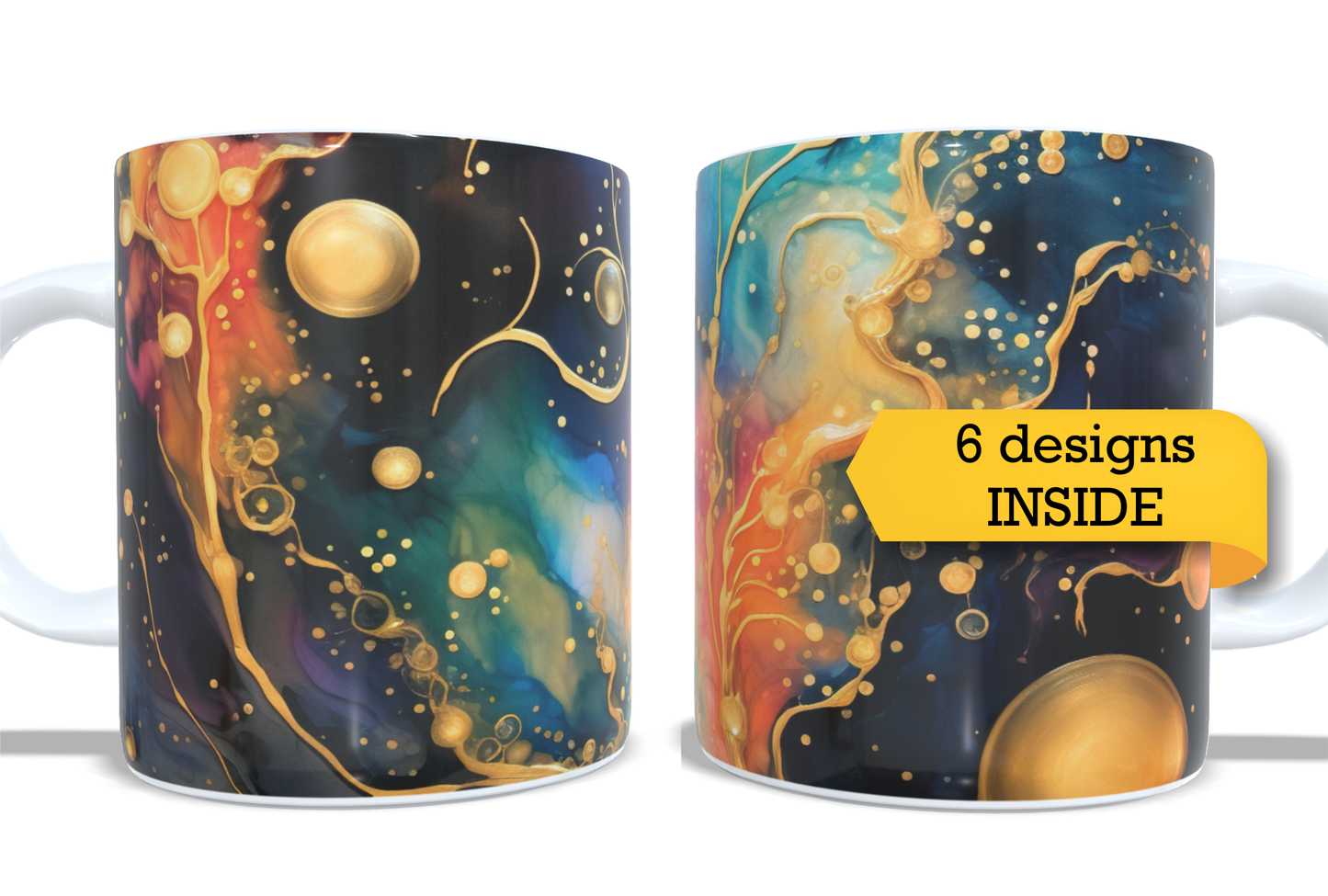 Colourfull Coffee and Tea Mug. Coffee Cup. Tea Mug.
