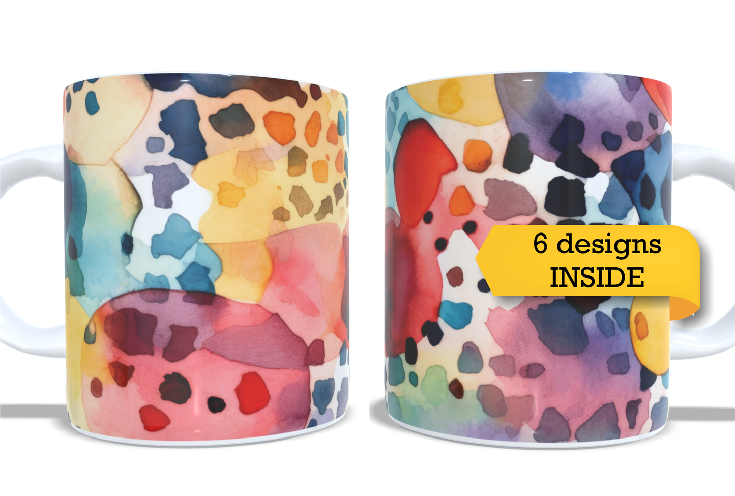 Colourfull Coffee and Tea Mug. Coffee Cup. Tea Mug.