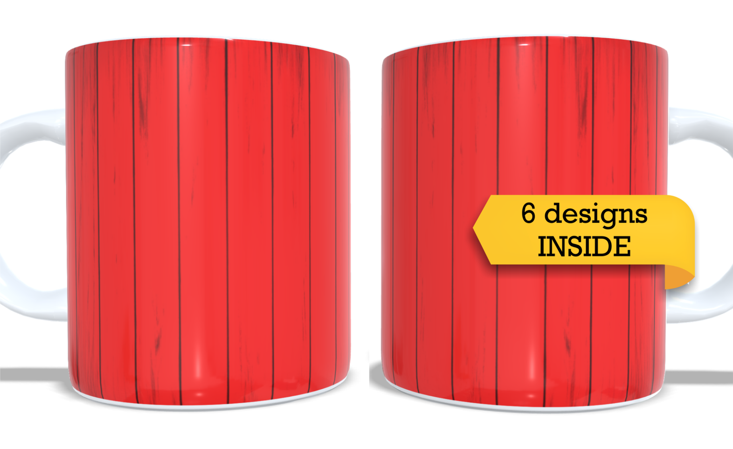 Colourfull Coffee and Tea Mug. Coffee Cup. Tea Mug. Coloured wood. Full colour sublimated #214