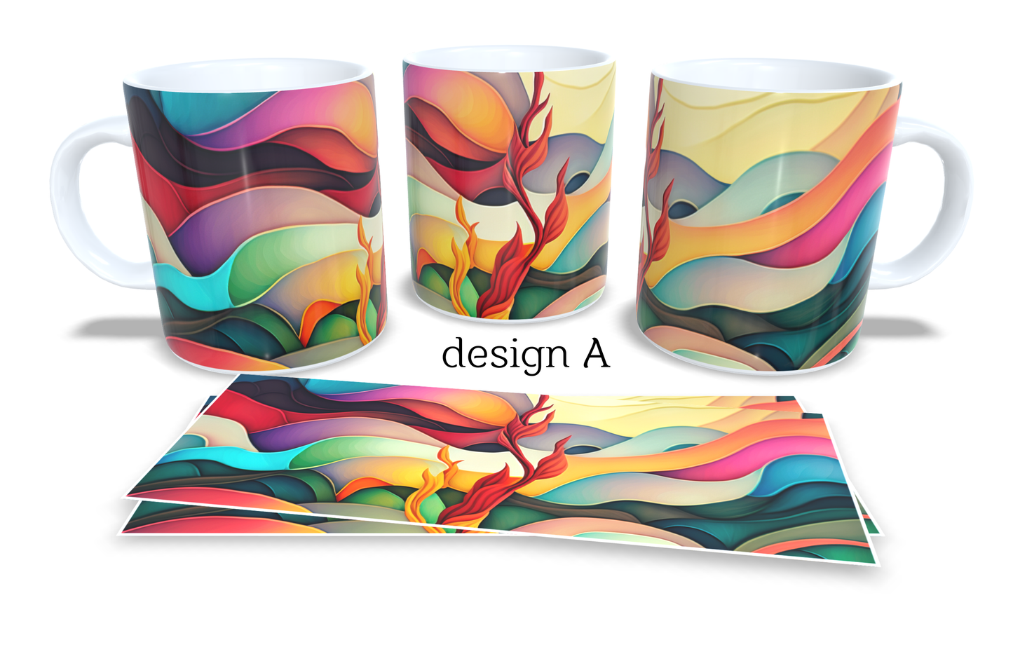 Colourfull Coffee and Tea Mug. Coffee Cup. Tea Mug.