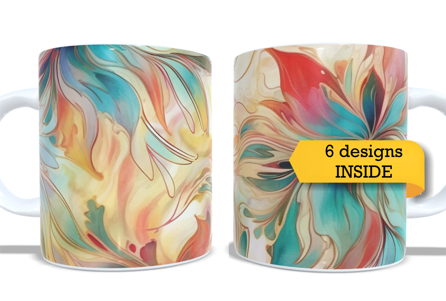 Colourfull Coffee and Tea Mug. Coffee Cup. Tea Mug.