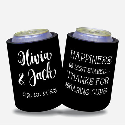 Personalized Stubby Holders Wedding 