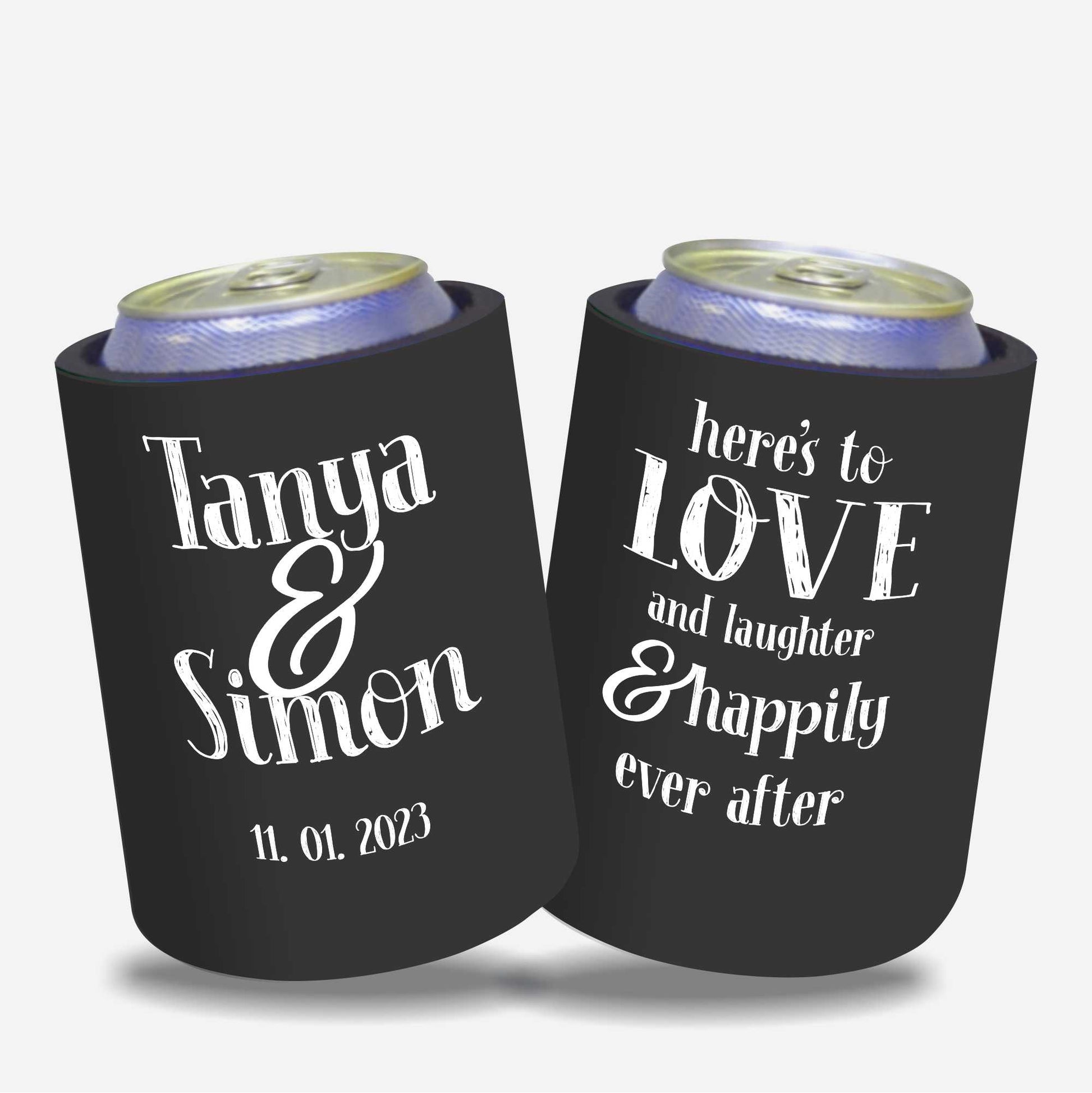 Personalised Stubby Holders Wedding