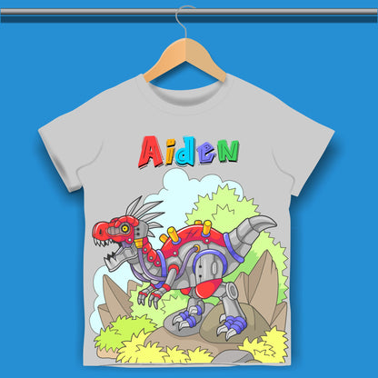 Robo Dinosaur T-shirt for Boys