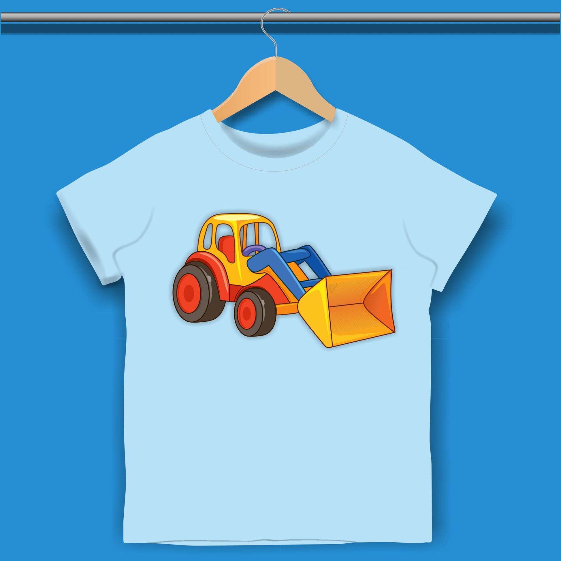 Toy Bulldozer T-shirt for Boys