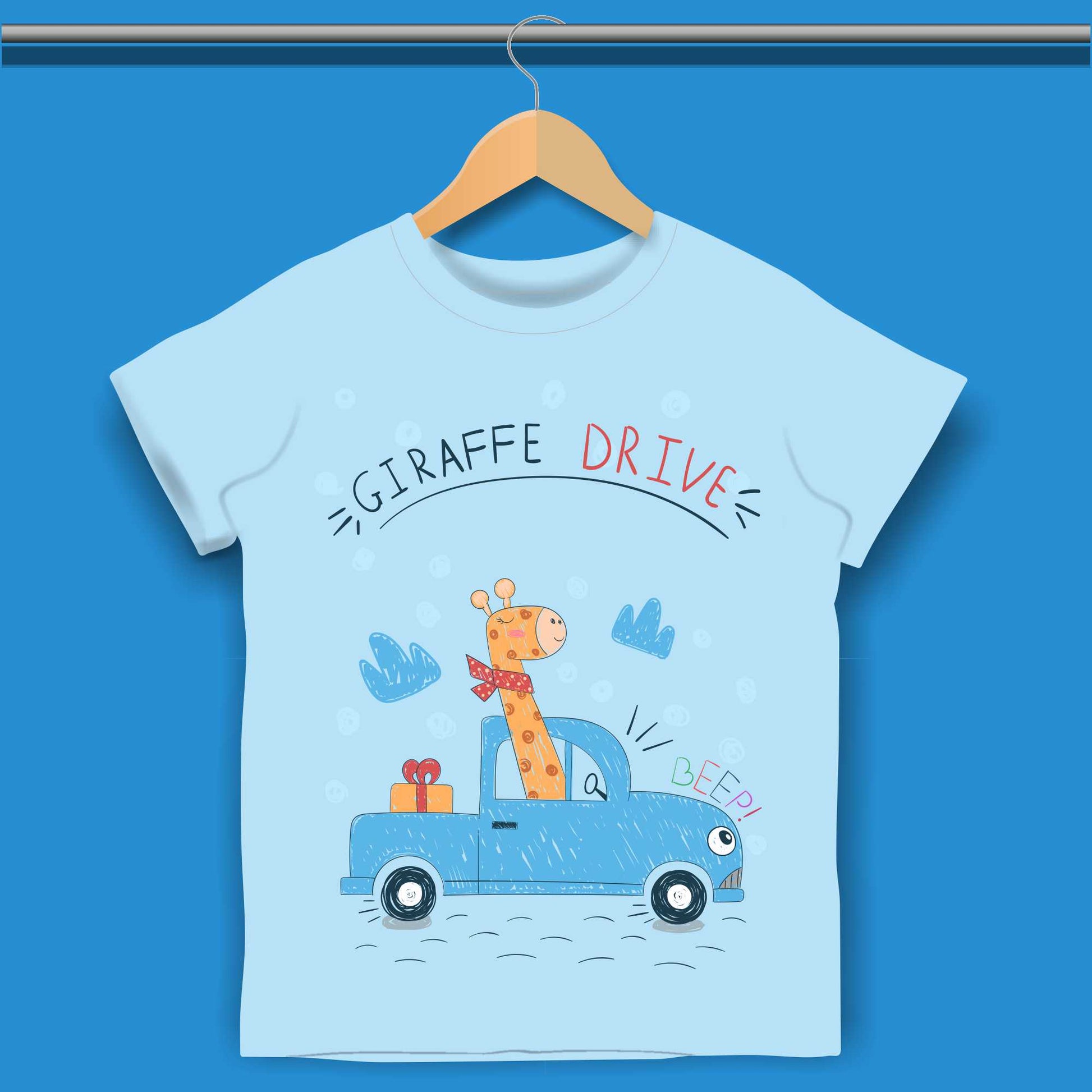Giraffe T-shirt for Boys