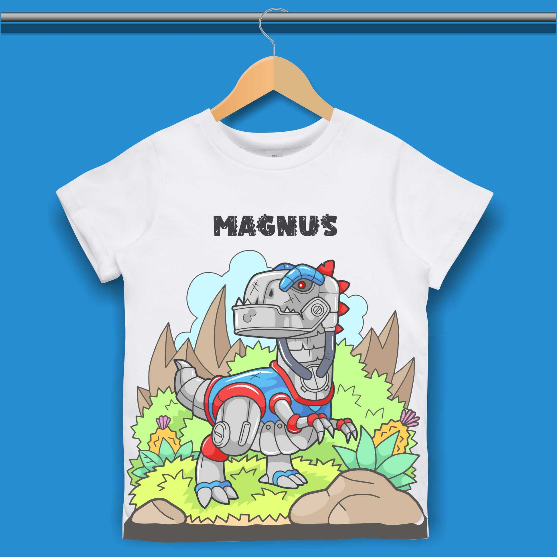 Robo Dinosaur T-shirt for Boys