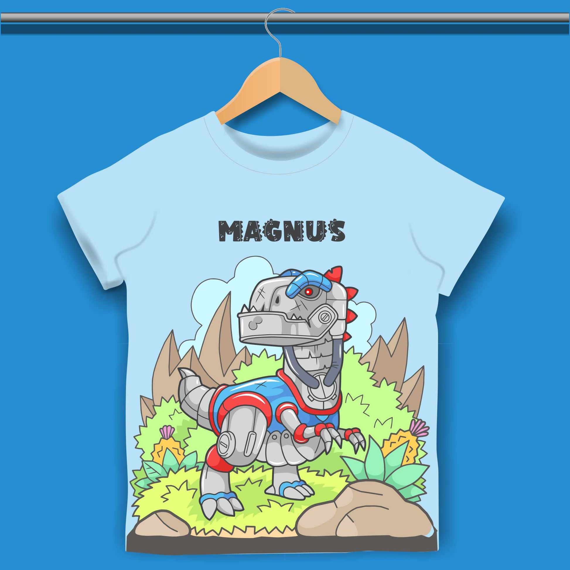 Robo Dinosaur T-shirt for Boys