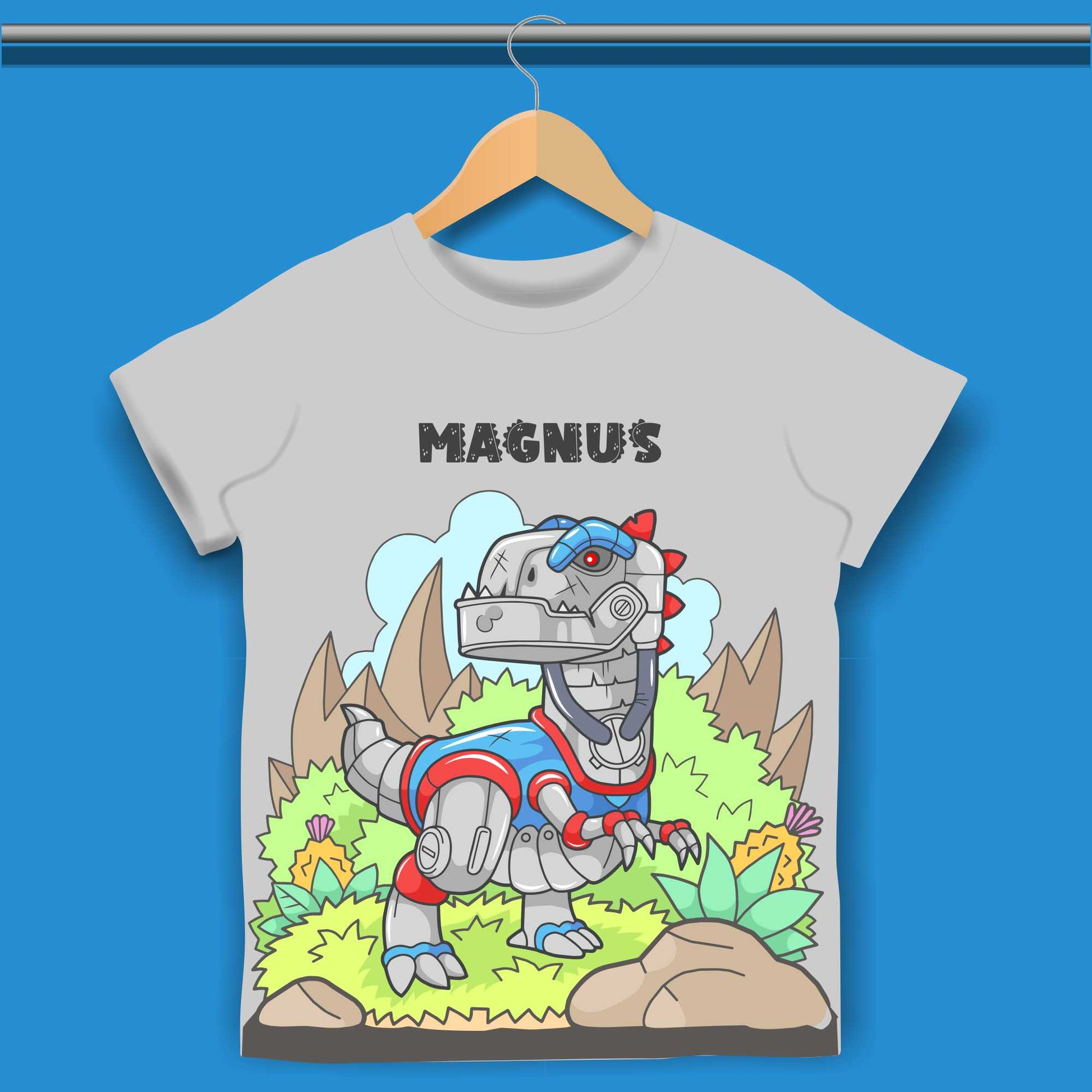 Robo Dinosaur T-shirt for Boys