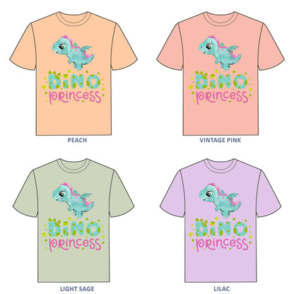Dino Princess T-shirt for Girls - #352