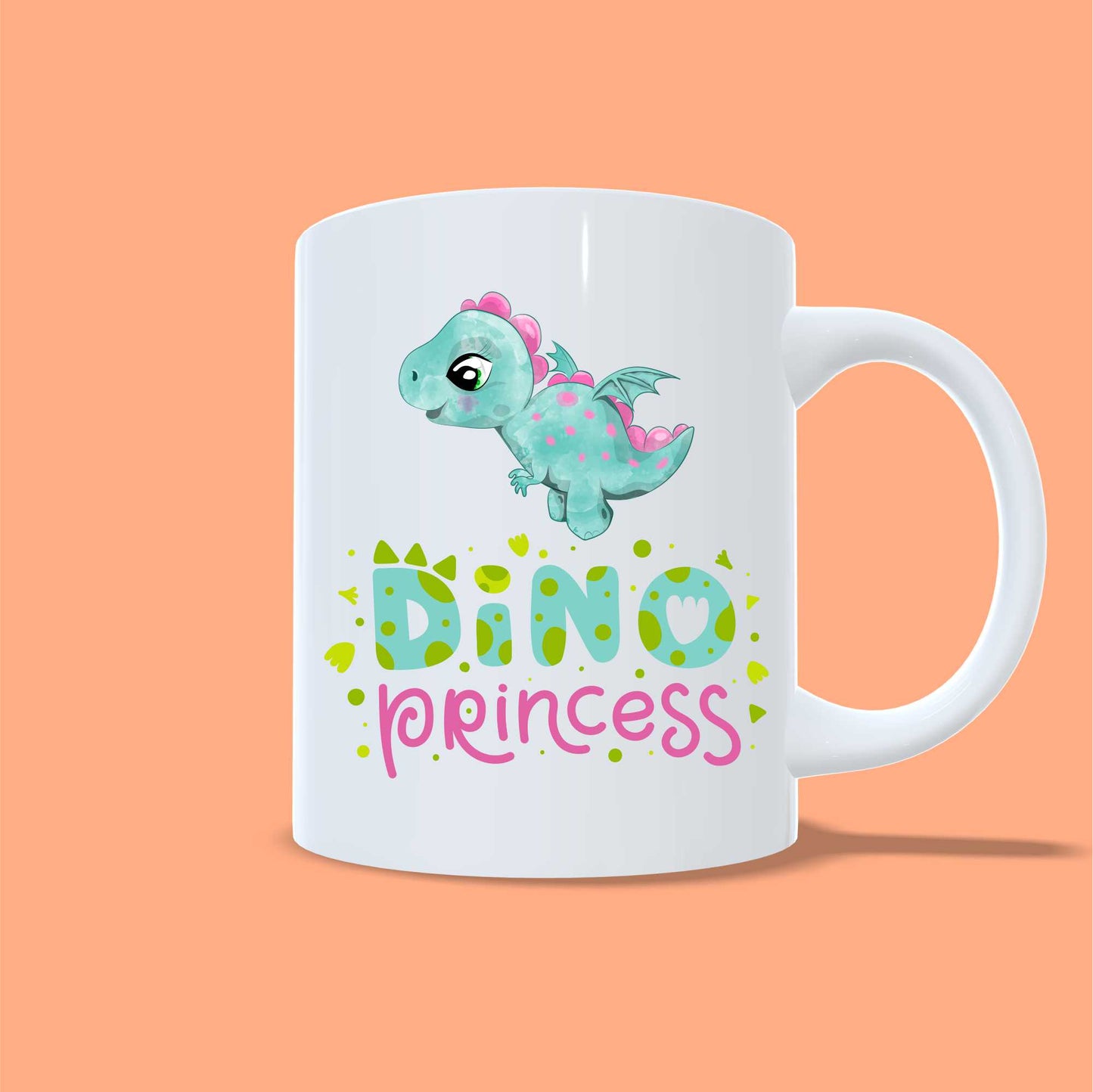 Dino Princess T-shirt for Girls - #352