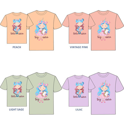 Big Sister Little Sister T-shirt for Girls - #369