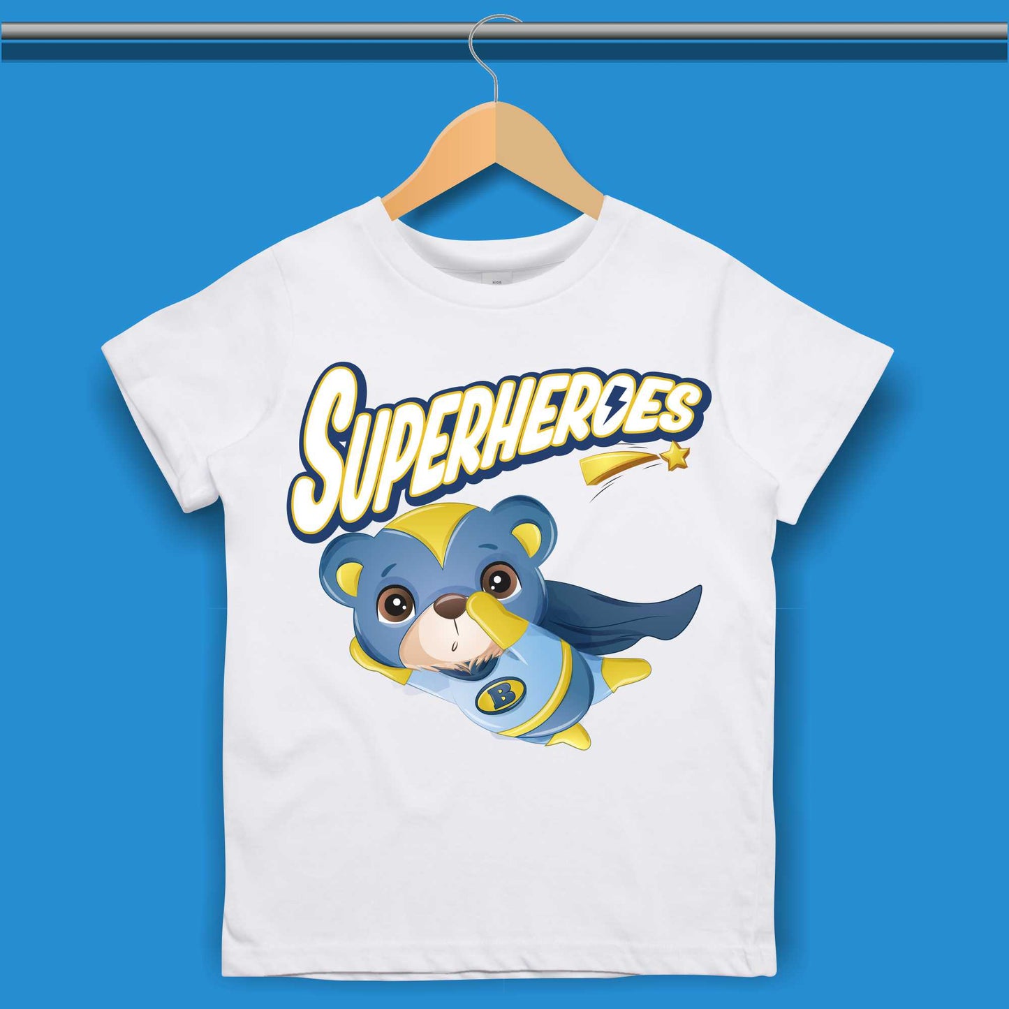 Cartoon Superheroes T-shirt for Boys
