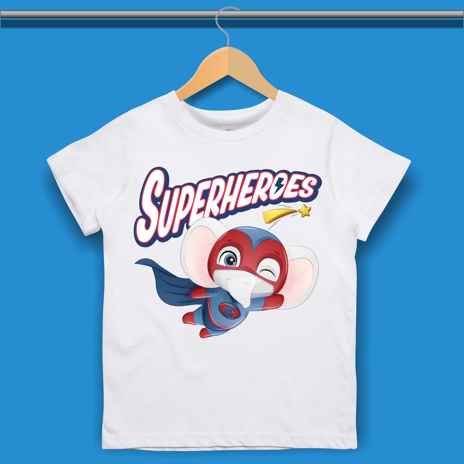 Cartoon Superheroes T-shirt for Boys
