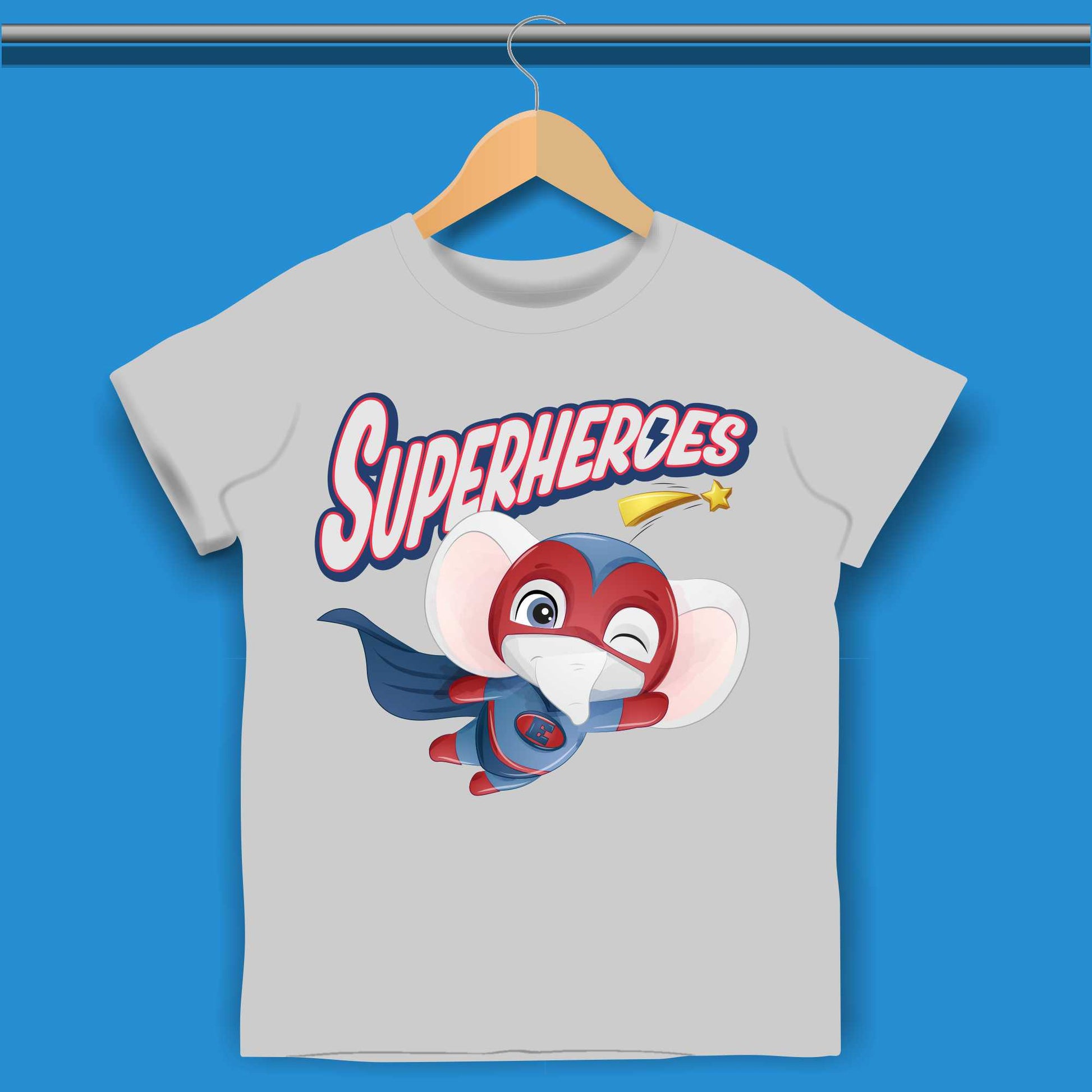 Cartoon Superheroes T-shirt for Boys
