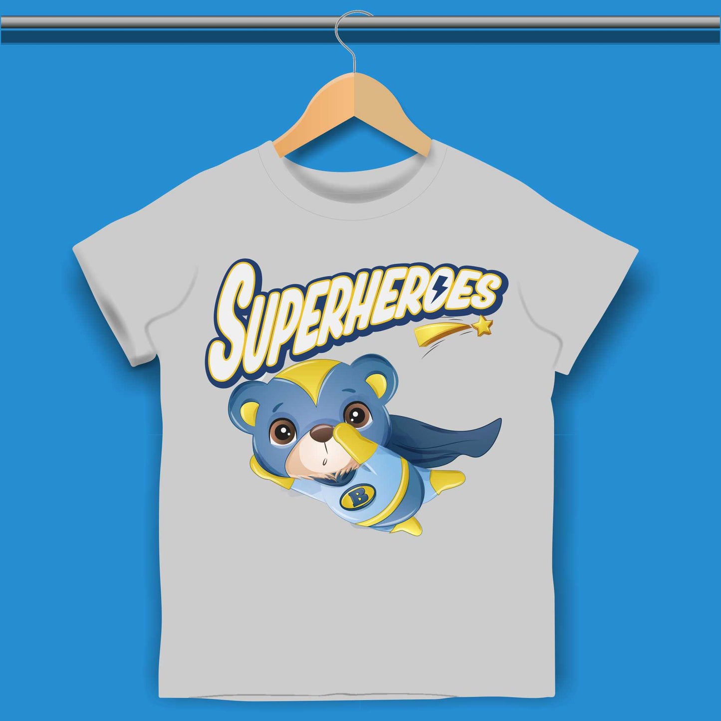 Cartoon Superheroes T-shirt for Boys