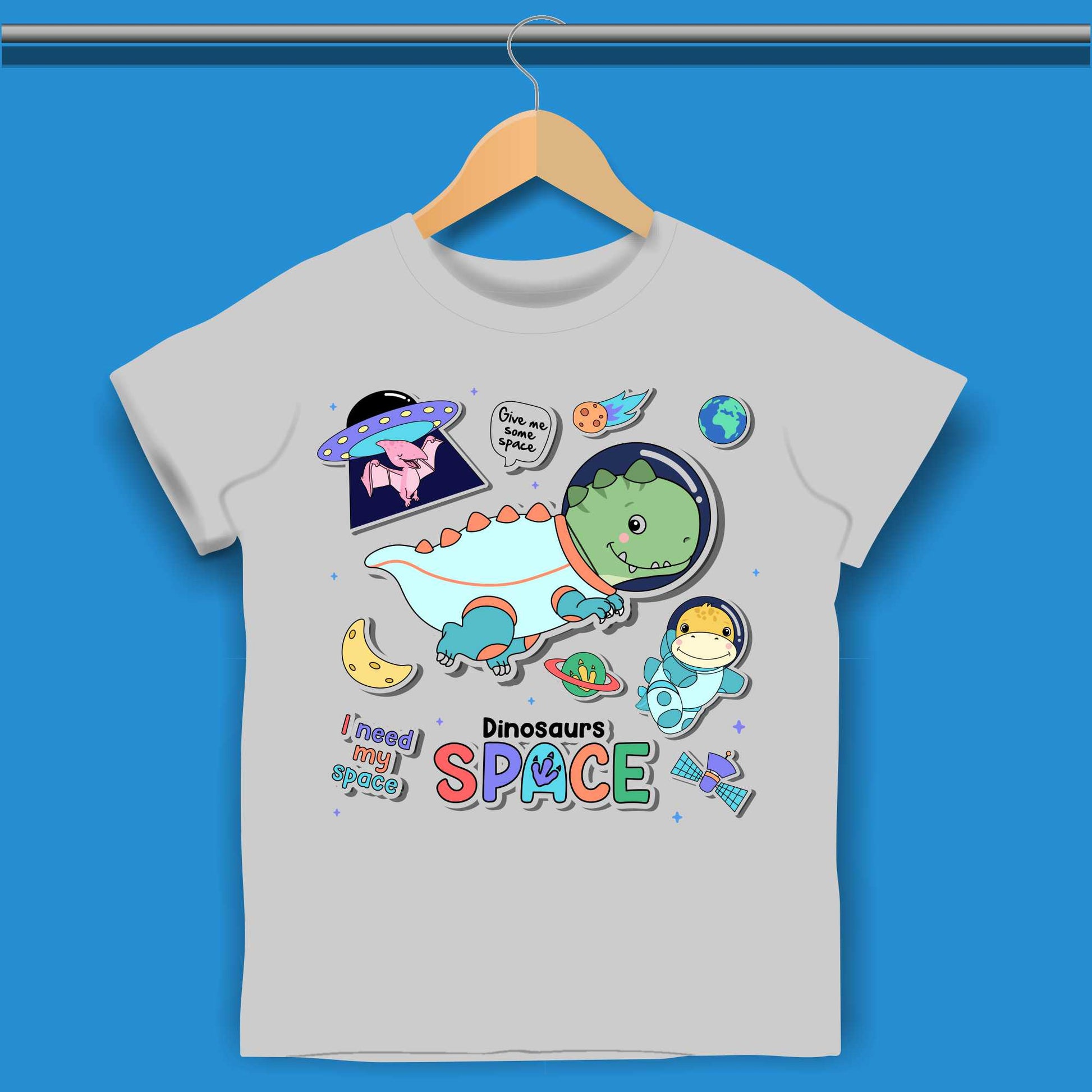 Space Dinosaur T-shirt for Boys