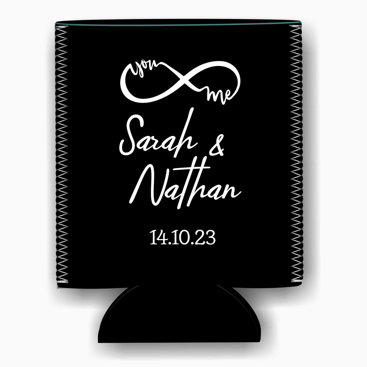 Colapsible flat-pack stubby holders wedding