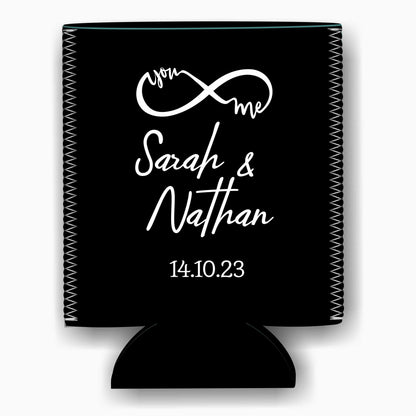 Colapsible flat-pack stubby holders wedding