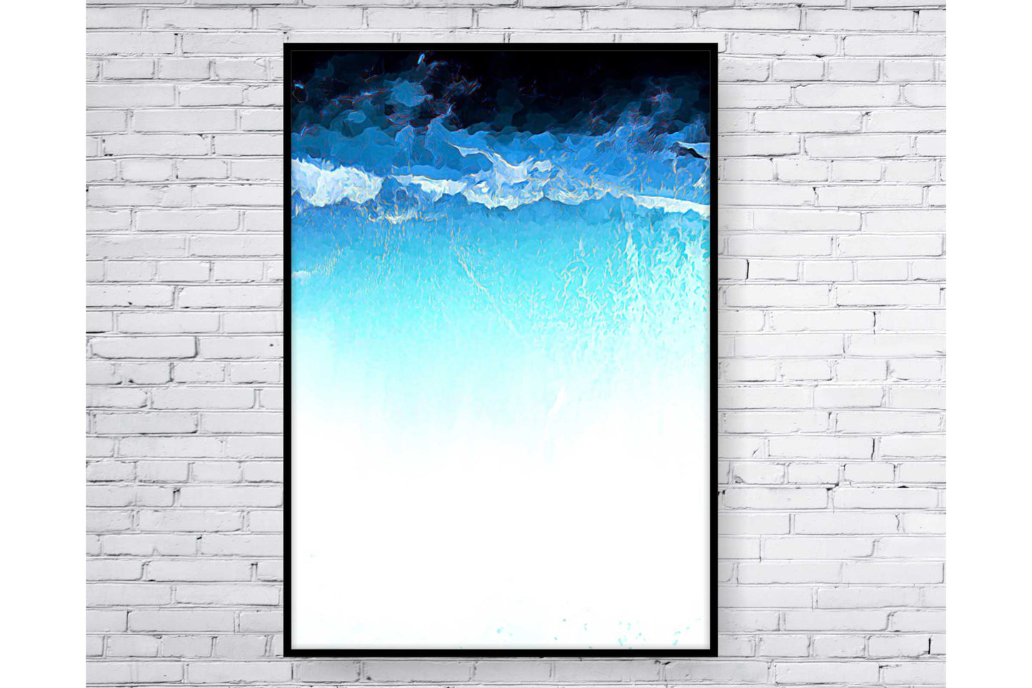 Set of 3 prints. Beach Ocean Wall Art. Watercolor Beach Prints.  Ocean Prints. Size A4. #0071