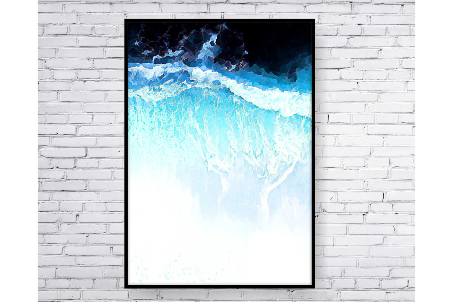 Set of 3 prints. Beach Ocean Wall Art. Watercolor Beach Prints.  Ocean Prints. Size A4. #0071