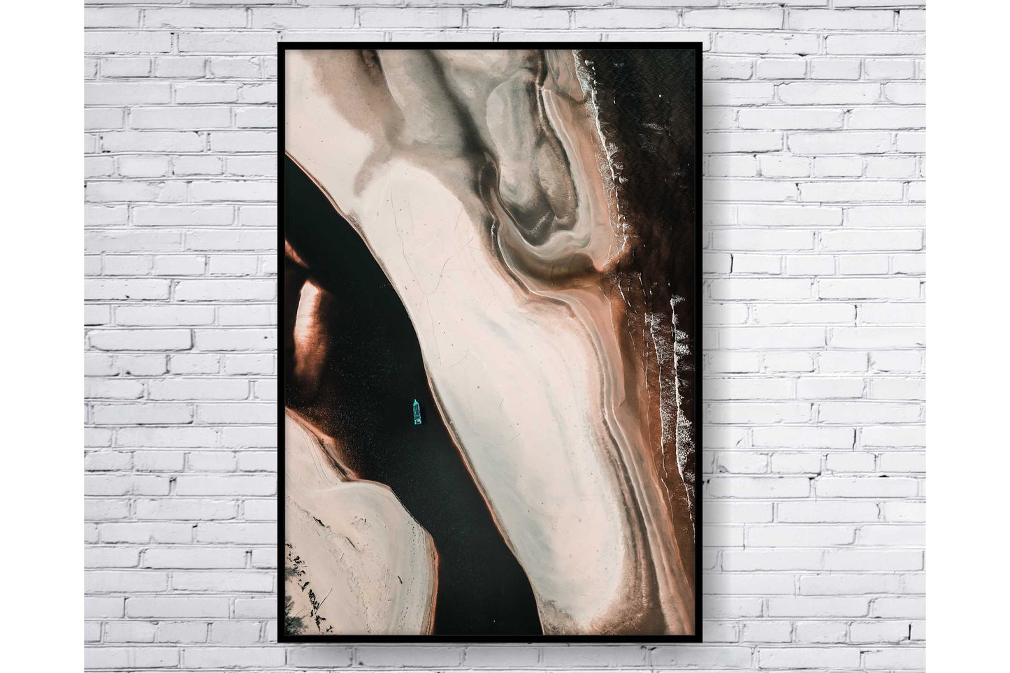 Set of 3 prints. Beach Ocean Wall Art. Watercolor Beach Prints. Sandy beach. Size A4. #0225