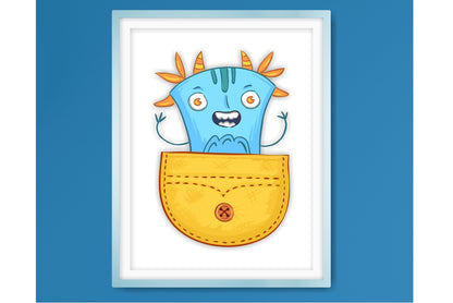 Wall Art Print for Boys Room