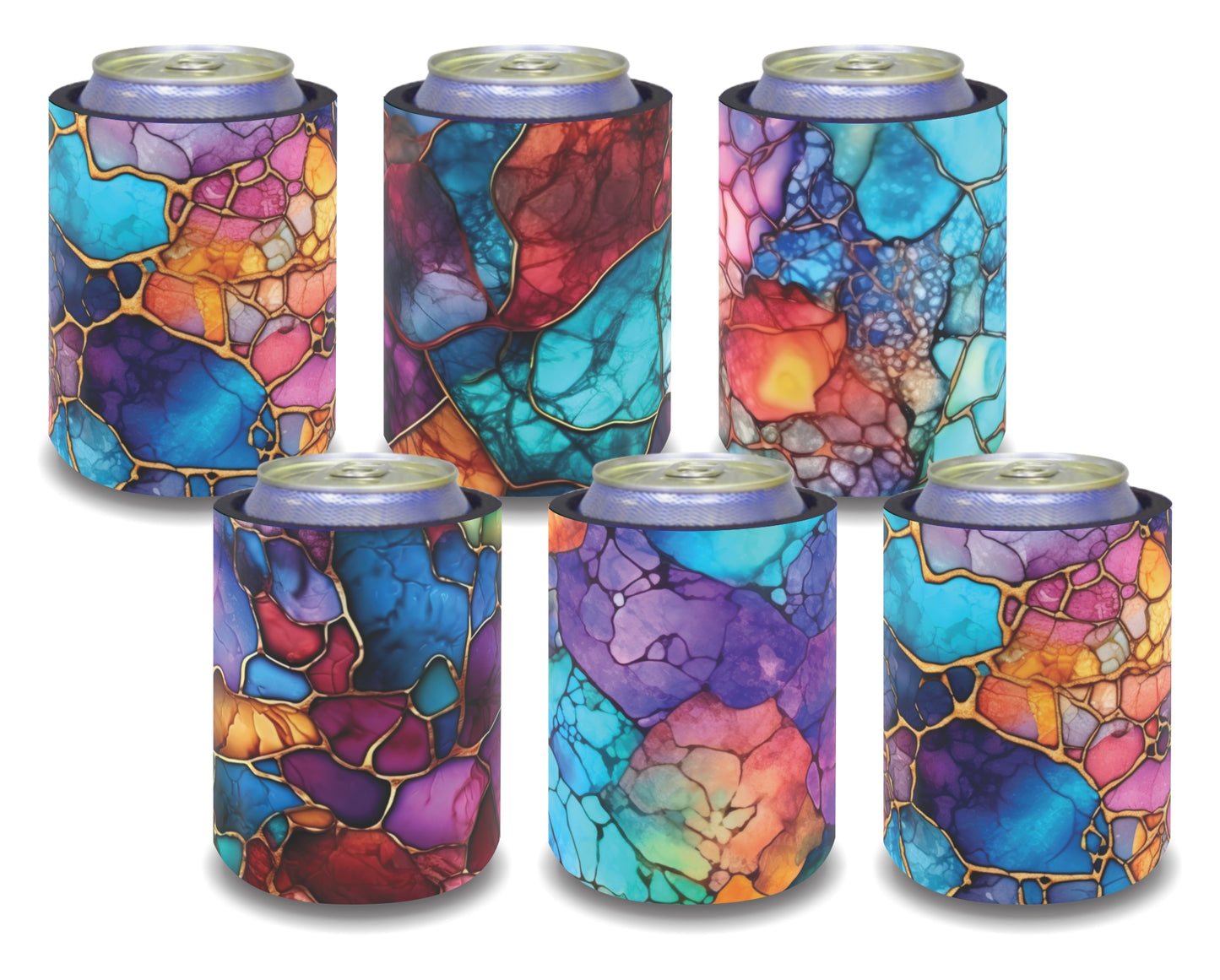 Stubby Holders for home. Set of 2. Full colour stubby holders. #015