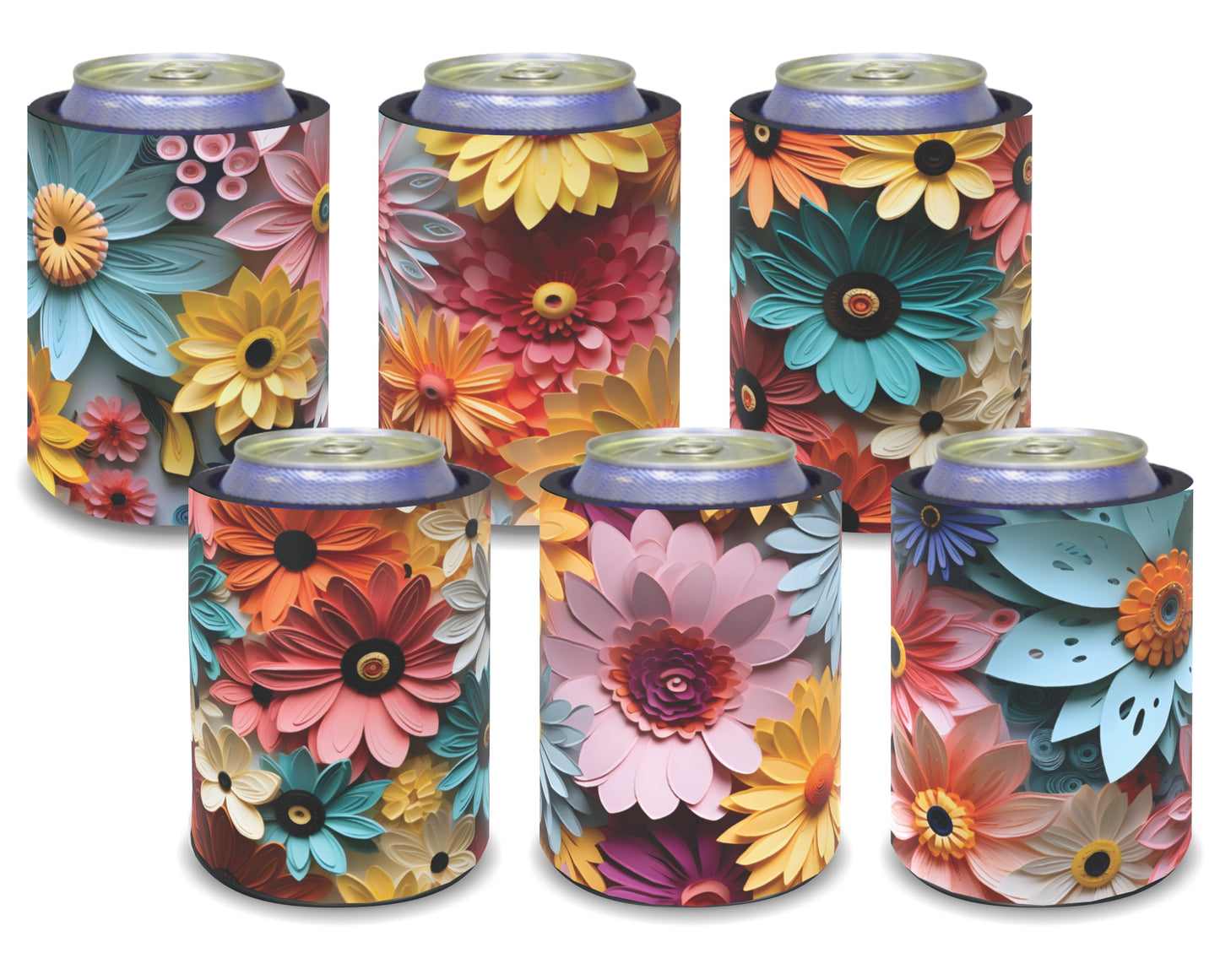 Stubby Holders for home. Set of 2. Full colour stubby holders. #006