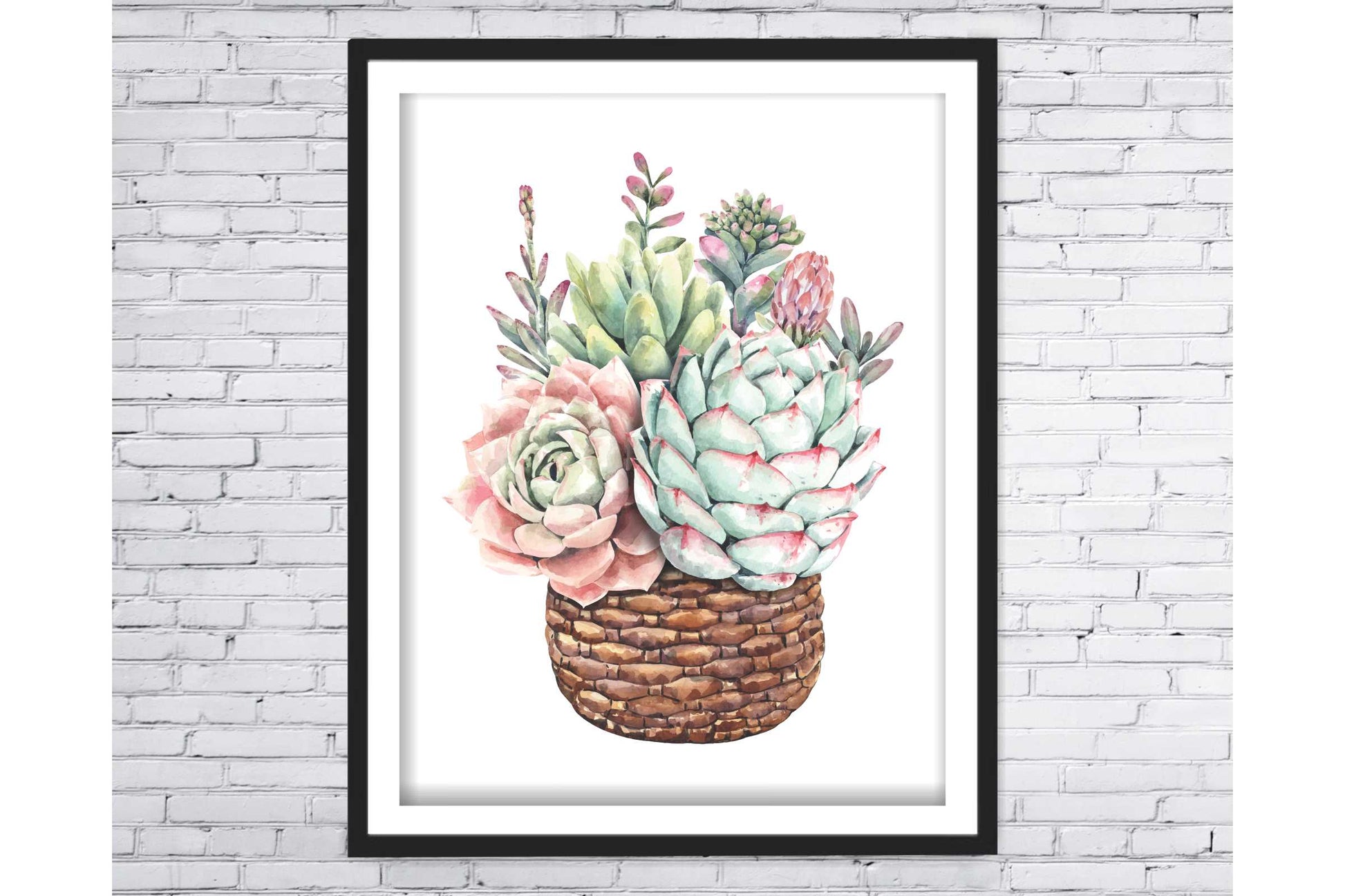 Floral and tropical floral wall art prints.