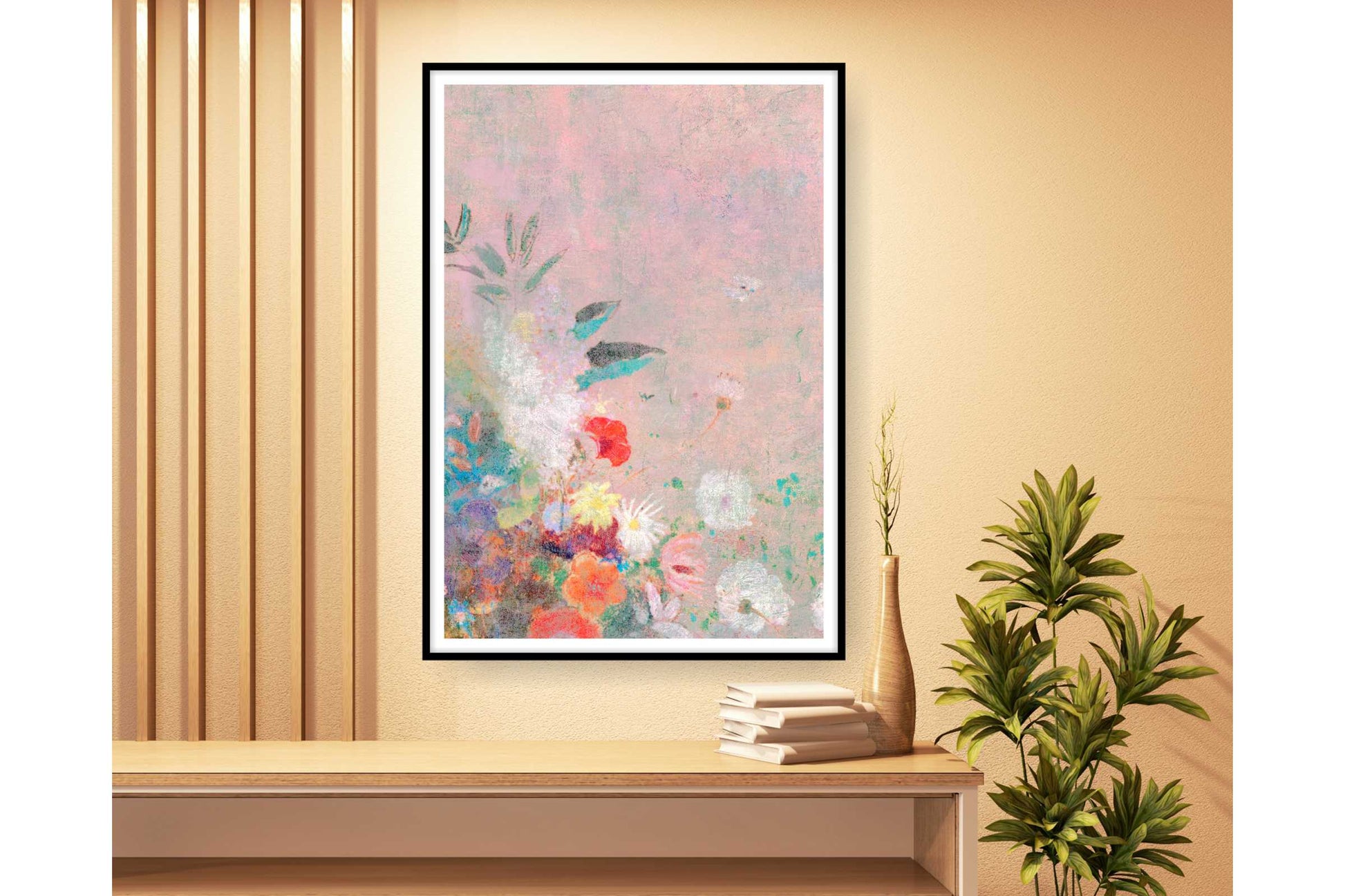 Floral and tropical floral wall art. Floral and tropical floral prints. 