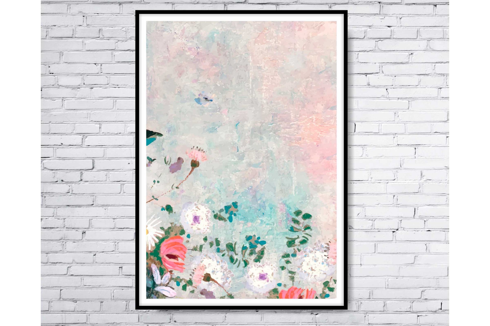 Floral and tropical floral wall art. Floral and tropical floral prints.