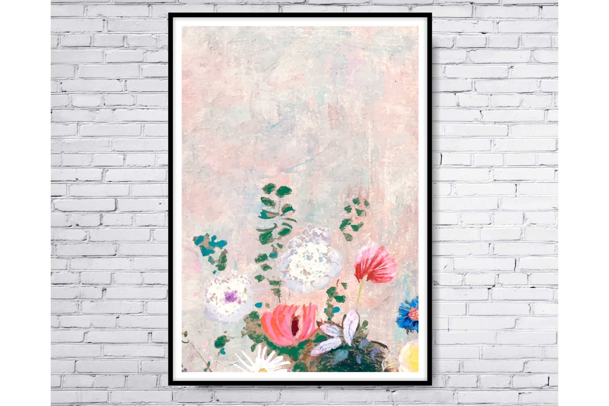 Floral and tropical floral wall art. Floral and tropical floral prints.